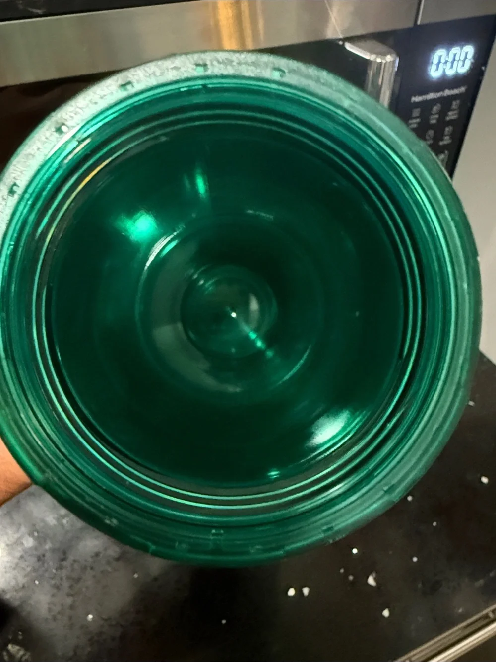 Starbucks Shimmering Emerald Green Tumbler with Vertical Logo